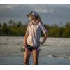 Women’s UPF 50 Long Sleeve Button Down Quick Dry Sun Protection Outdoor Hiking Travel Shirt(Orchid)