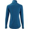 Women’s UPF 50+ Long Sleeve Lightweight Quick Dry Sun Protection Zip Pullover Thumb Hole(Mykonos Blue)