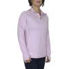 Women’s UPF 50+ Long Sleeve Lightweight Quick Dry Sun Protection Zip Pullover Thumb Hole(Winsome Orchid)