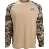 EAG Elite Mossy Oak Elements Long Sleeve Performance Fishing Shirt(Sand Crab)