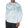 Mossy Oak Fishing Shirts for Men Long Sleeve with 40+ UPF Sun Protection(Arctic)