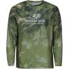 Mossy Oak Fishing Shirts for Men Long Sleeve with 40+ UPF Sun Protection(Confluence)