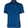 Mossy Oak Fishing Shirts for Men, Quick Dry with UPF Sun Protection(Deep Sea Blue)