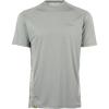 Mossy Oak Men’s Ss Performance Moisture Wicking Fishing Shirt(Cool Grey & Bonefish)