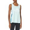 Mossy Oak Womens Fishing Shirt Racerback Tank(Iced Aqua)