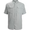 Paramount Outdoors EAG Elite Short Sleeve Button Down Performance Fishing Shirt(Silver)