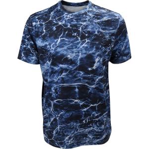 EAG Elite Men’s Short Sleeve MO Elements Performance Fishing Shirt(Marlin)