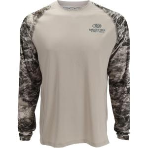 EAG Elite Mossy Oak Elements Long Sleeve Performance Fishing Shirt(Manta)