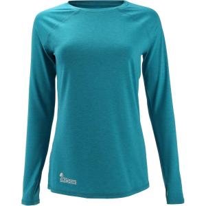Mossy Oak Elements Women’s Breeze Long Sleeve Coolcore Sun Shirt(Caribbean Sea)