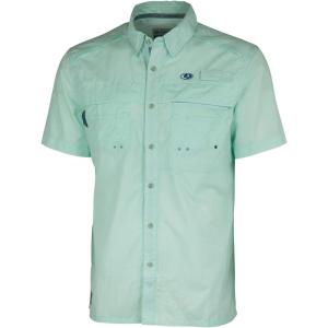 Mossy Oak Fishing Shirts for Men, Quick Dry with UPF Sun Protection(Soothing Sea)
