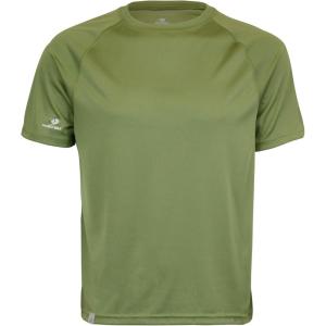 Mossy Oak Fishing Shirts for Men, Swim Shirts, Beach Shirt, Short Sleeve(Olive)