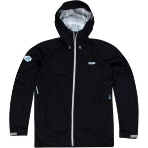 Mossy Oak Mens Fishing Rain Jacket with Hood(Anthracite)