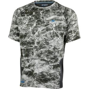Mossy Oak Short Sleeve Fishing Shirts for Men, Sun Protection Clothing Men(Manta)