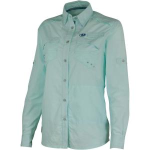 Mossy Oak Womens Long Sleeve Performance Fishing Shirt(Soothing Sea)