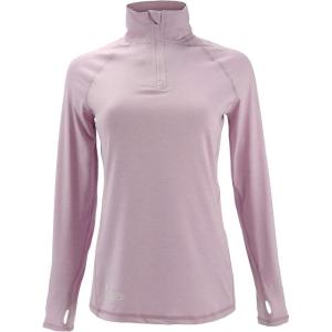 Women’s UPF 50+ Long Sleeve Lightweight Quick Dry Sun Protection Zip Pullover Thumb Hole(Winsome Orchid)