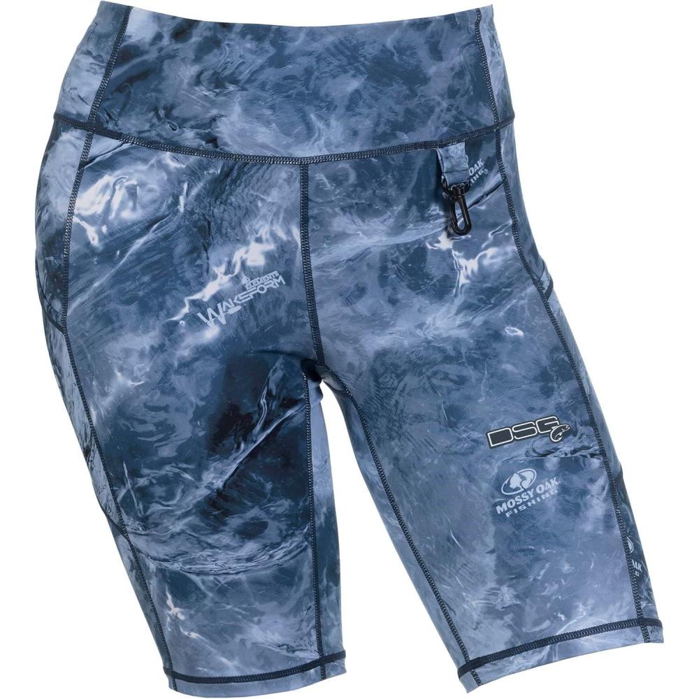 imageDOING SOMETHING GREAT Womens High Waisted Boat ShortsMossy Oak Wake Form High Seas