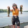 DOING SOMETHING GREAT Women’s High Waisted Boat Shorts(Dark Charcoal)
