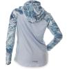 DSG Outerwear Women’s Chloe Hooded Sun Fishing Shirt | UPF Protection(Glacier/Realtree Aspect Sky)