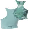 (DSG Outerwear) Women’s Reversible Fishing Midi Tops(Sun Washed Aqua/Mossy Oak Wake Form High Bowspray)