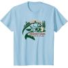 Mossy Oak Fishing Built For The Bite Fish Logo T-Shirt(Baby Blue)