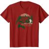 Mossy Oak Fishing Built For The Bite Fish Logo T-Shirt(Cranberry Red)