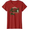 Mossy Oak Fishing Built For The Bite Fish Logo T-Shirt(Cranberry Red)