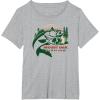 Mossy Oak Fishing Built For The Bite Fish Logo T-Shirt(Heather Grey)