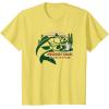 Mossy Oak Fishing Built For The Bite Fish Logo T-Shirt(Lemon Yellow)