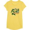 Mossy Oak Fishing Built For The Bite Fish Logo T-Shirt(Lemon Yellow)