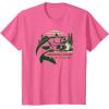 Mossy Oak Fishing Built For The Bite Fish Logo T-Shirt(Pink Heather)