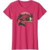Mossy Oak Fishing Built For The Bite Fish Logo T-Shirt(Red Heather)