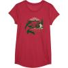 Mossy Oak Fishing Built For The Bite Fish Logo T-Shirt(Red Heather)
