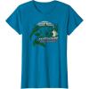 Mossy Oak Fishing Built For The Bite Fish Logo T-Shirt(Sapphire Blue)