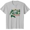 Mossy Oak Fishing Built For The Bite Fish Logo T-Shirt(Silver Grey)