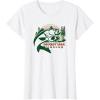 Mossy Oak Fishing Built For The Bite Fish Logo T-Shirt(White)