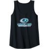 Mossy Oak Fishing Open Water Classic Blue Logo Tank Top(Black)