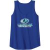Mossy Oak Fishing Open Water Classic Blue Logo Tank Top(Royal Blue)