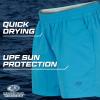 Mossy Oak Women’s Swim & Fishing Quick Drying Shorts(Deep Sea Blue)