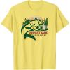 Mossy Oak Fishing Built For The Bite Fish Logo T-Shirt(Lemon Yellow)