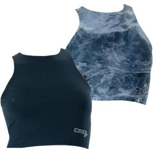 (DSG Outerwear) Women’s Reversible Fishing Midi Tops(Deep Waters/Mossy Oak Wake Form High Seas)