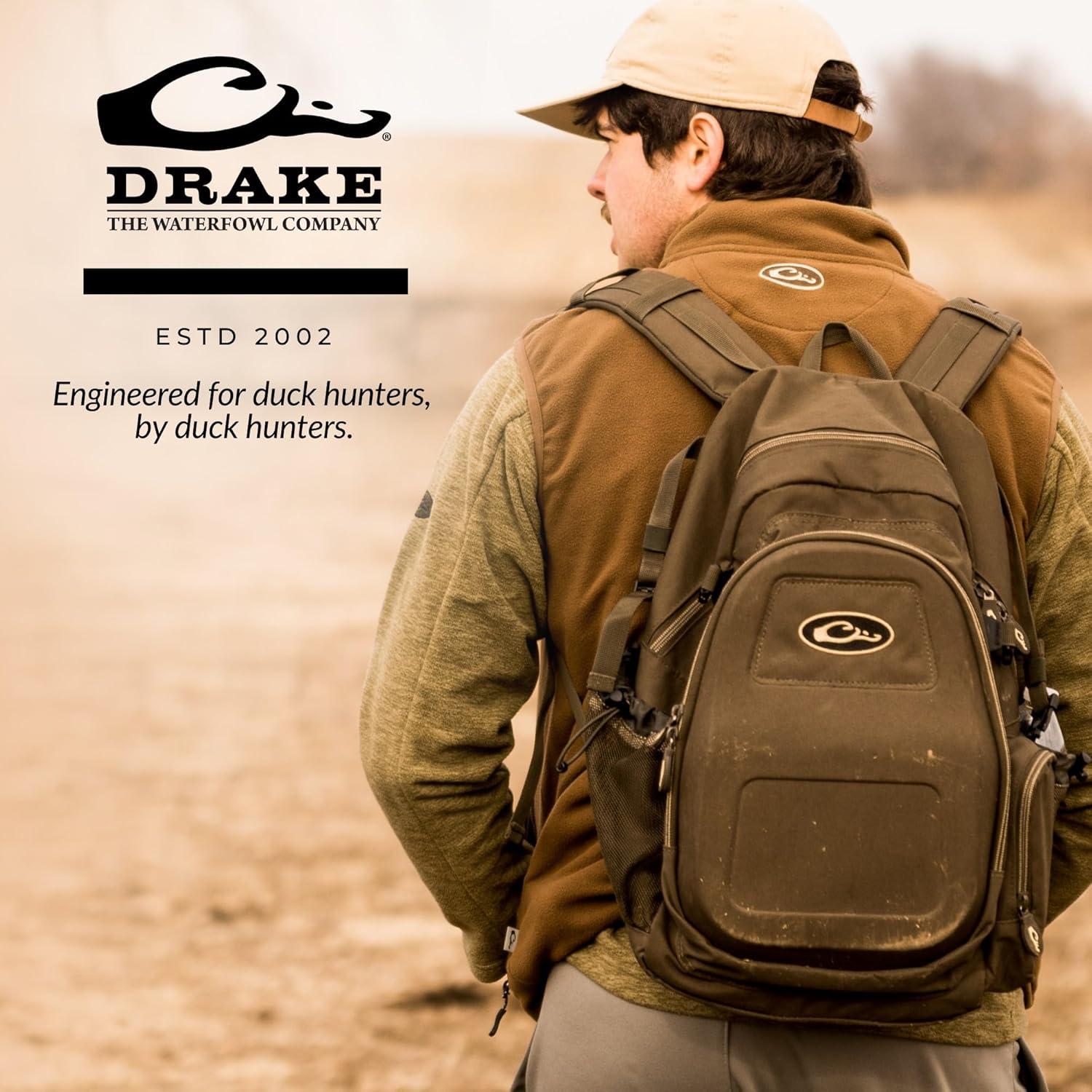 imageDrake Waterfowl Mens Hunting Duffle Bag HeavyDuty with Adjustable Shoulder Strap and Ample StorageRealtree Max5