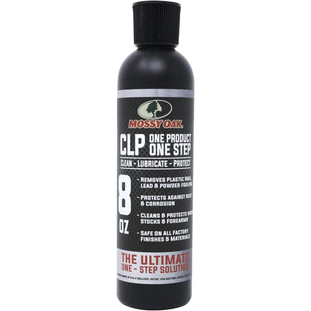 imageCLENZOIL Mossy Oak Gun Oil AllinOne Cleaner Lubricant ampamp Protectant CLP OneStep Gun Cleaner and Gun Oil Lubricant 8oz Bottle of CLP Gun Cleaner and LubricantAllseason