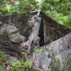 Ameristep Throwdown Ground 3D Leafy Die-Cut Camo Ultra-Compact Easy-Setup Three-Panel Low-Noise Run-and-Gun 2-Person Hunting Blind(Mossy Oak)