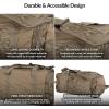 Drake Waterfowl Men’s Hunting Duffle Bag – Heavy-Duty with Adjustable Shoulder Strap and Ample Storage(Realtree Max-5)