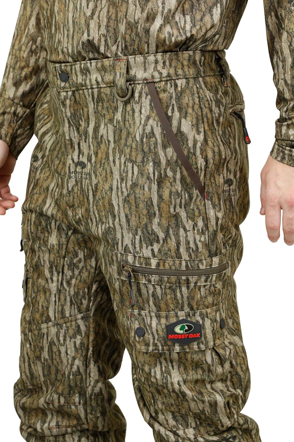 imageMossy Oak Sherpa Fleece Lined Camo Hunting Pants for MenBottomland