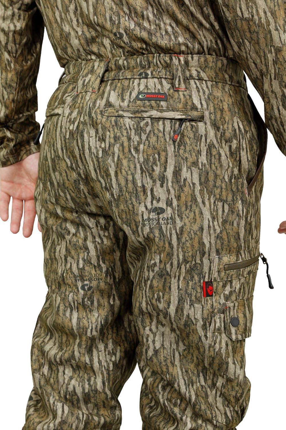imageMossy Oak Sherpa Fleece Lined Camo Hunting Pants for MenBottomland