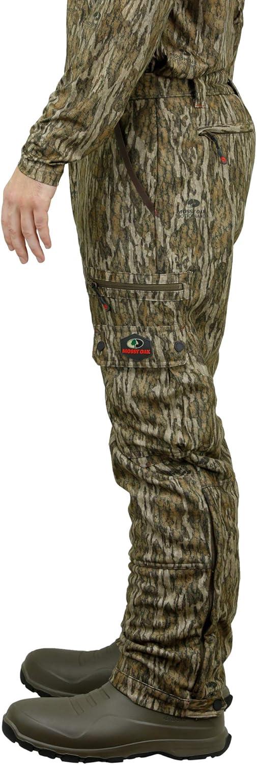 imageMossy Oak Sherpa Fleece Lined Camo Hunting Pants for MenBottomland