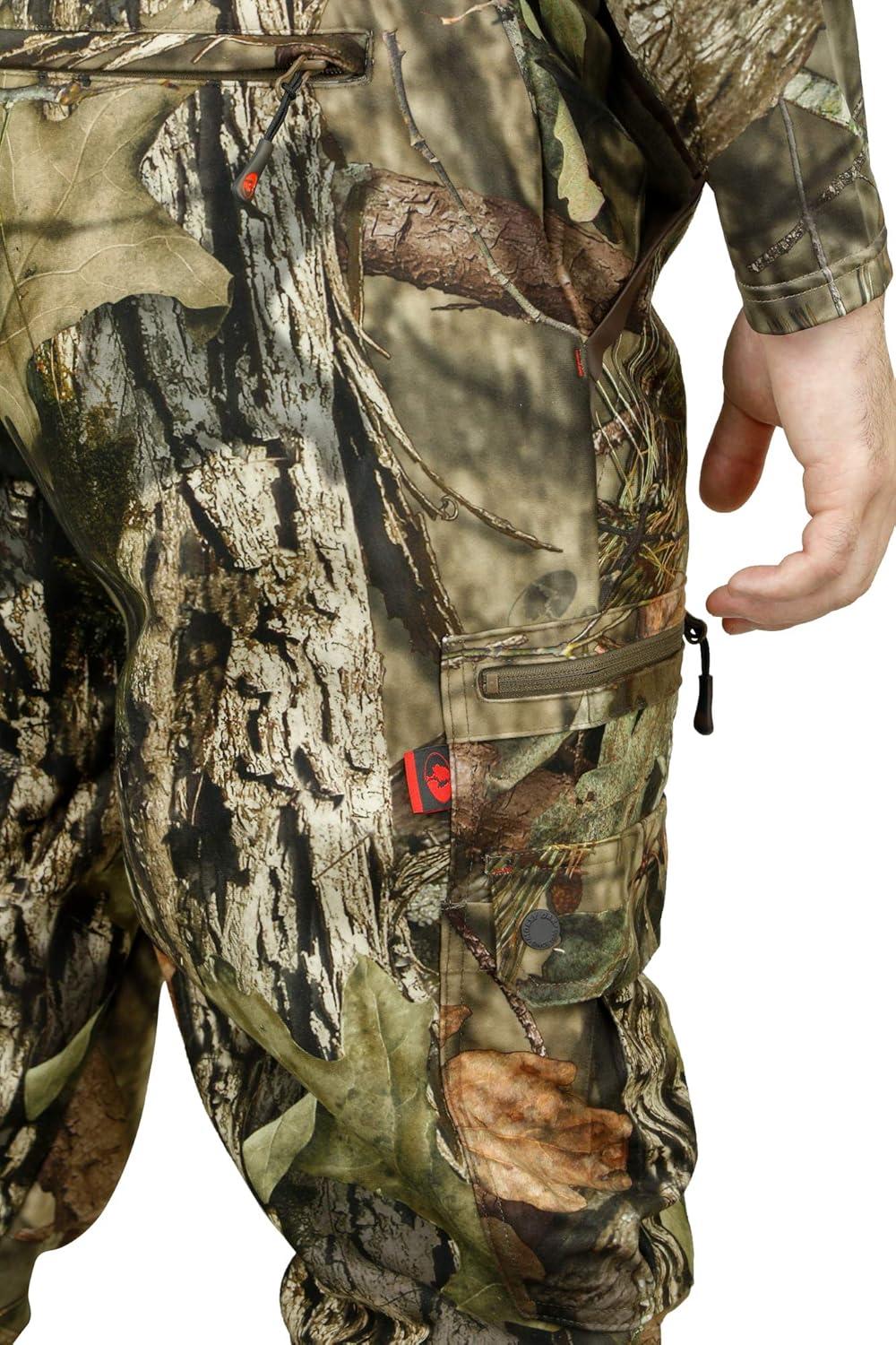 imageMossy Oak Sherpa Fleece Lined Camo Hunting Pants for MenBreakup Country