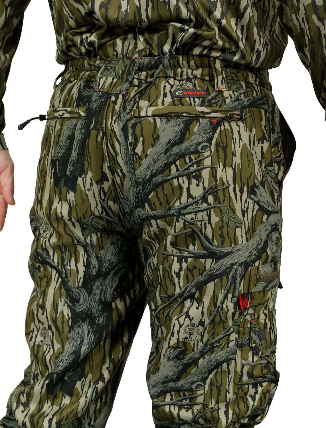 imageMossy Oak Sherpa Fleece Lined Camo Hunting Pants for MenOriginal Treestand