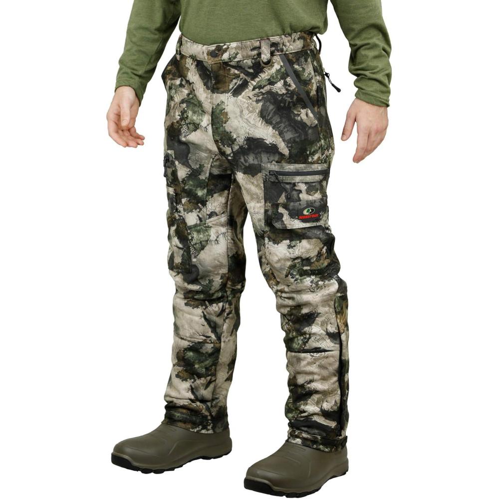 imageMossy Oak Sherpa Fleece Lined Camo Hunting Pants for MenTerra Gila